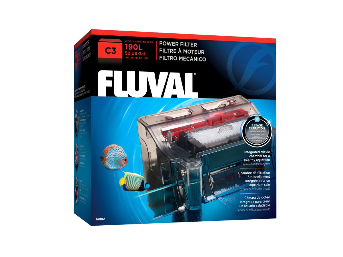 Fluval C Power Filter - C3 (up to 190L) | PeekAPaw Pet Supplies