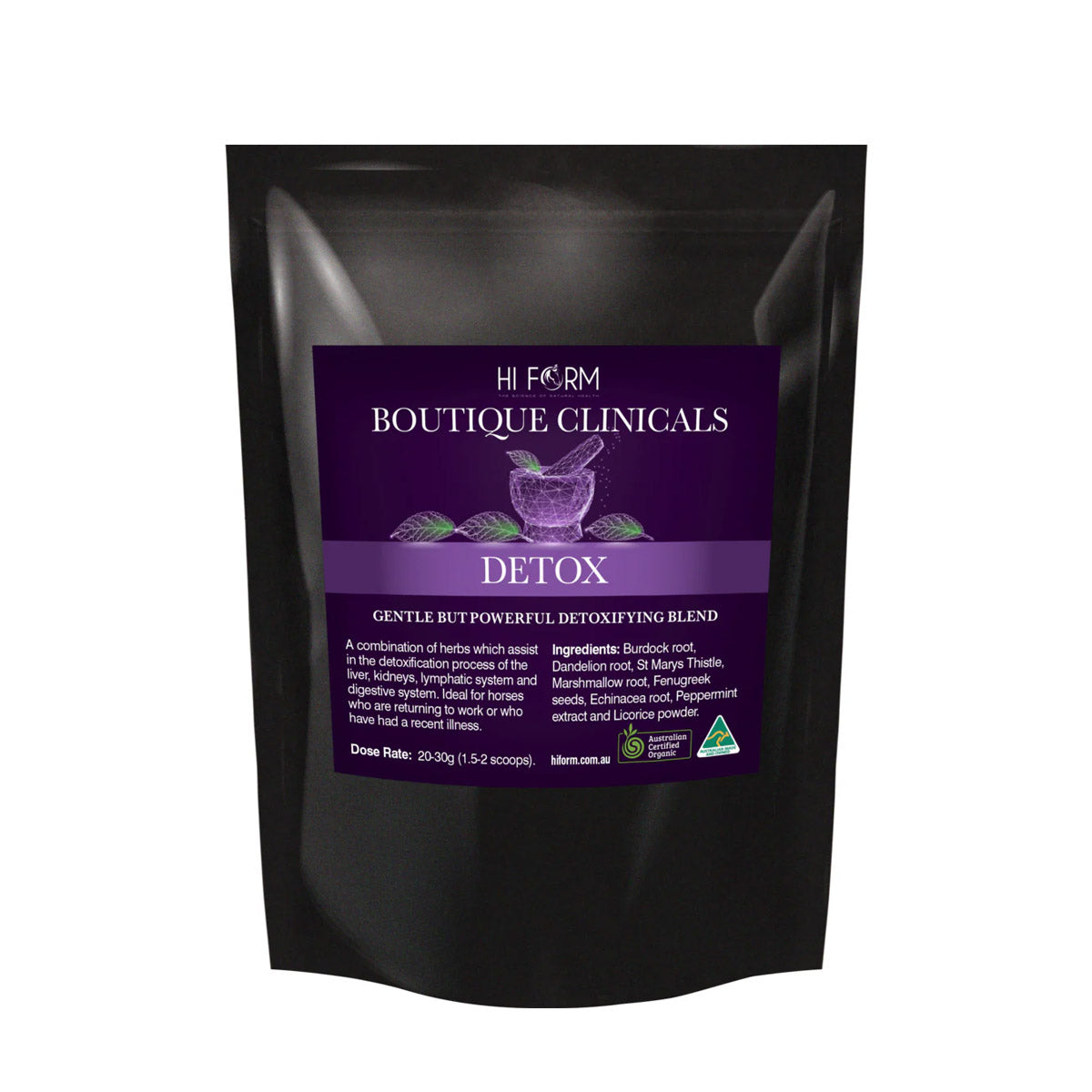 Hi Form Detox herbal blend for horses 500g