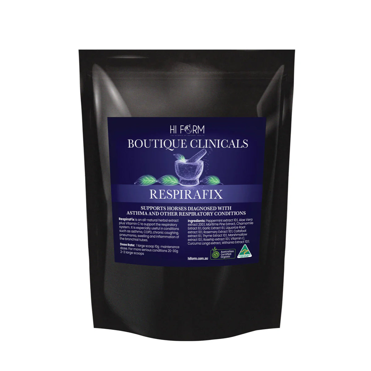 Hi Form RespiraFix respiratory supplement for horses