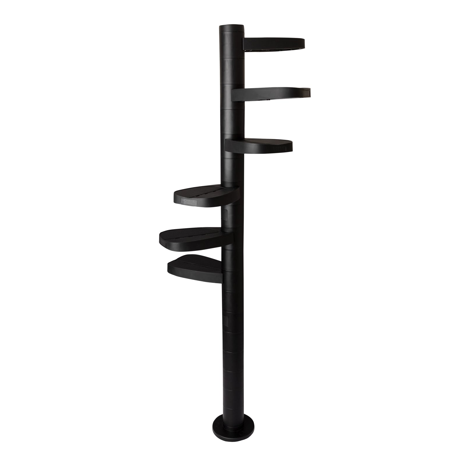 Monkee Tree - The Scalable Cat Climbing Ladder - 18 Trunk Starter Pack - Black | PeekAPaw Pet Supplies