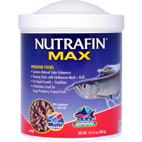 Nutrafin Max Predator Sticks - 400g | PeekAPaw Pet Supplies