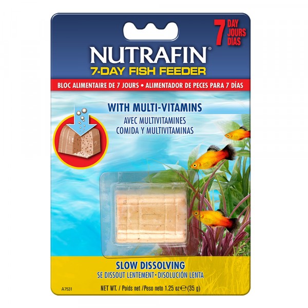 Nutrafin Basix 7 Day Fish Feeder - 35g | PeekAPaw Pet Supplies