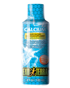 Exo Terra Liquid Calcium + Magnesium Supplement - 120ml | PeekAPaw Pet Supplies