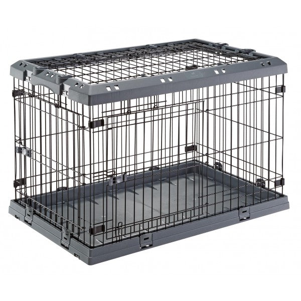Ferplast Superior Folding Dog Crate - Superior 90 - 92 x 58.5 x H 62.5 cm | PeekAPaw Pet Supplies