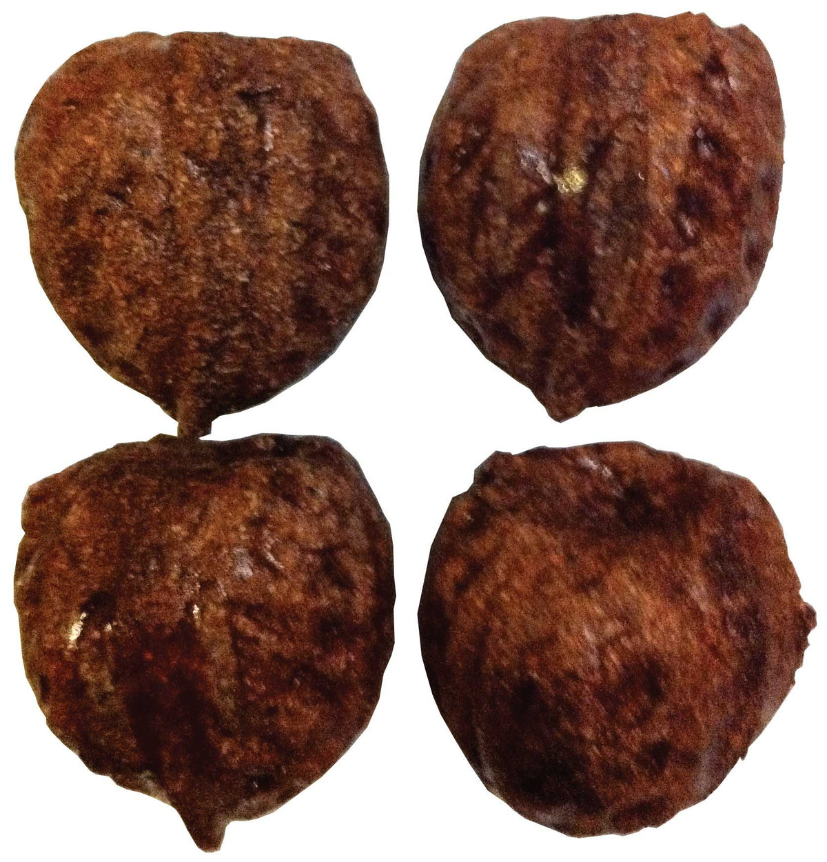 Veggie Patch Nibblers Walnuts, four woven walnut-shaped small animal treats