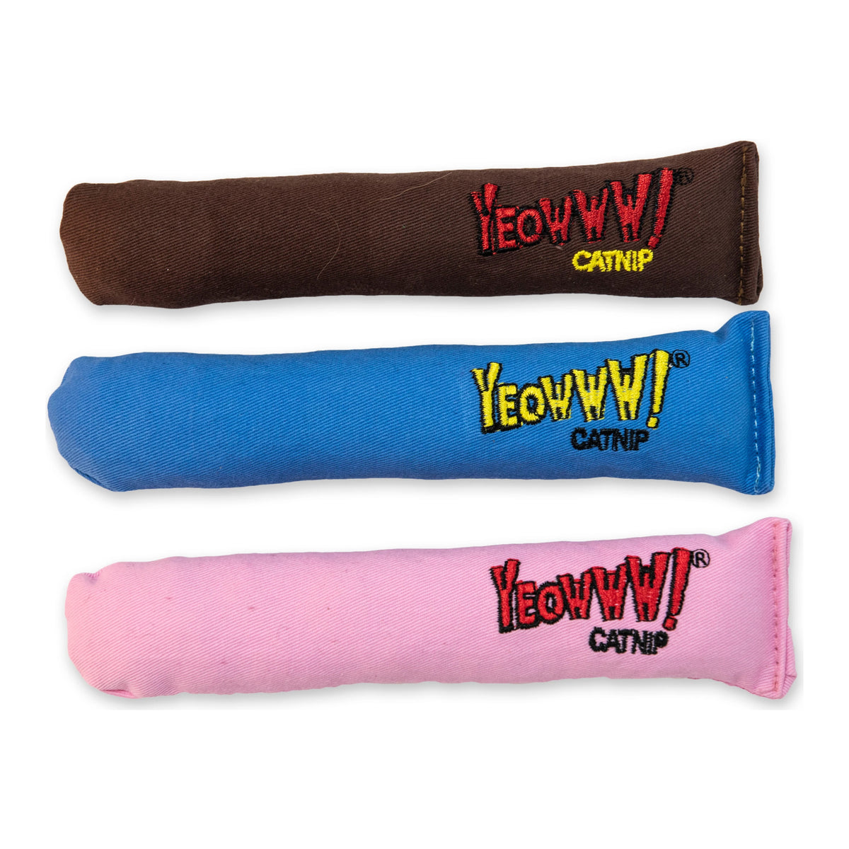 Yeowww! Catnip Cigars – three cigars side by side