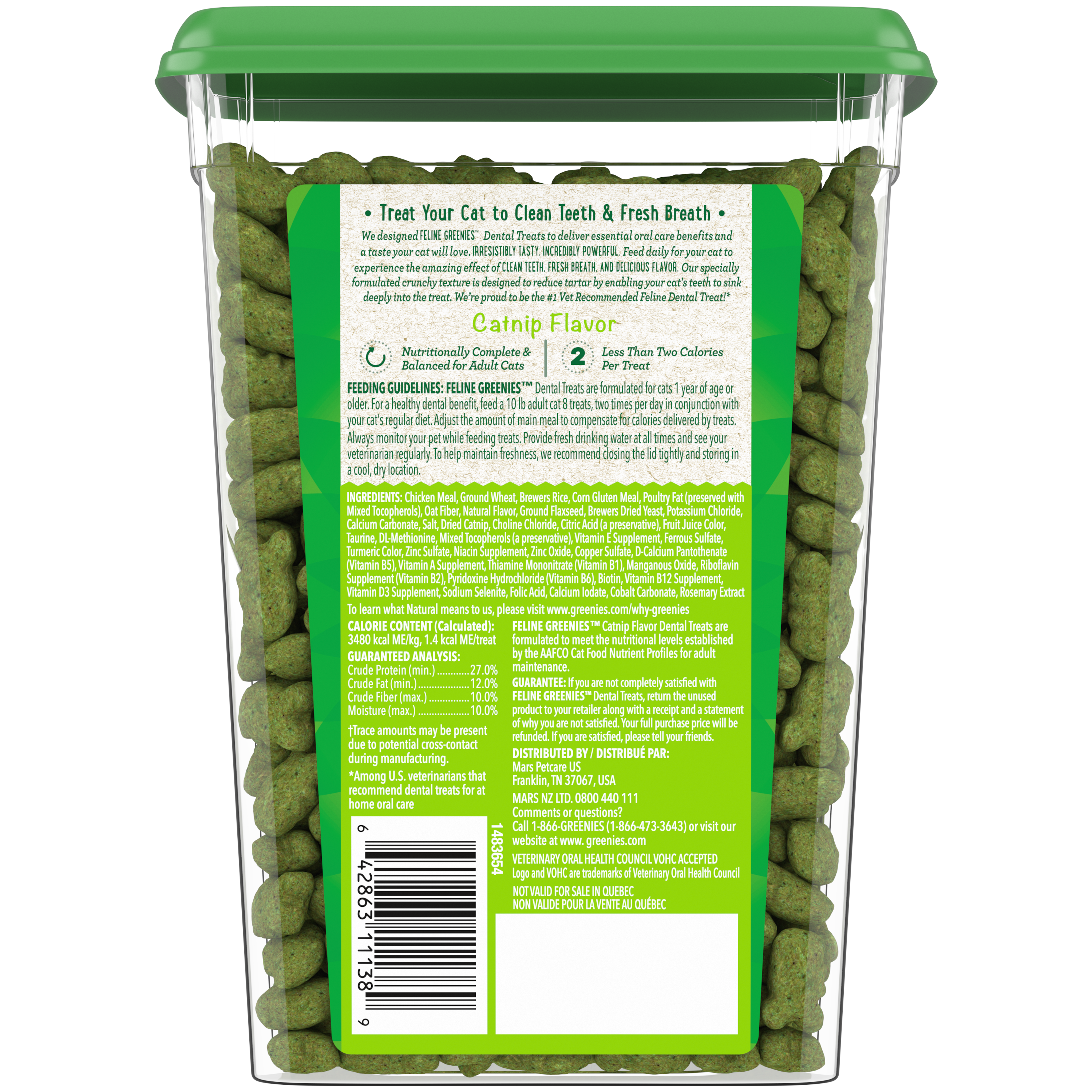 GREENIES Feline Dental Cat Treat Catnip Flavour 07