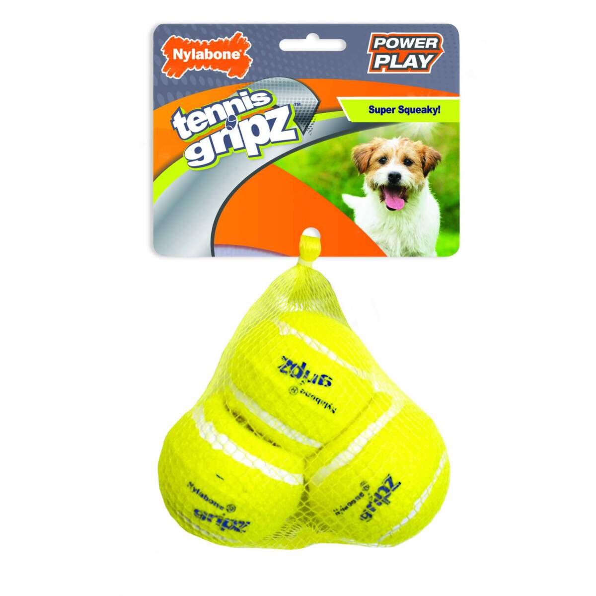 Nylabone Power Play Dog Toys Tennis Ball Gripz