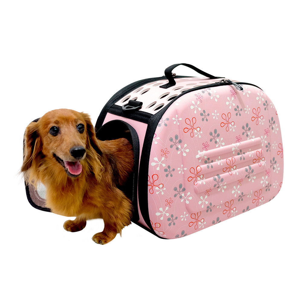 Ibiyaya Classic Light-Weight Collapsible Shoulder Pet Carrier 02