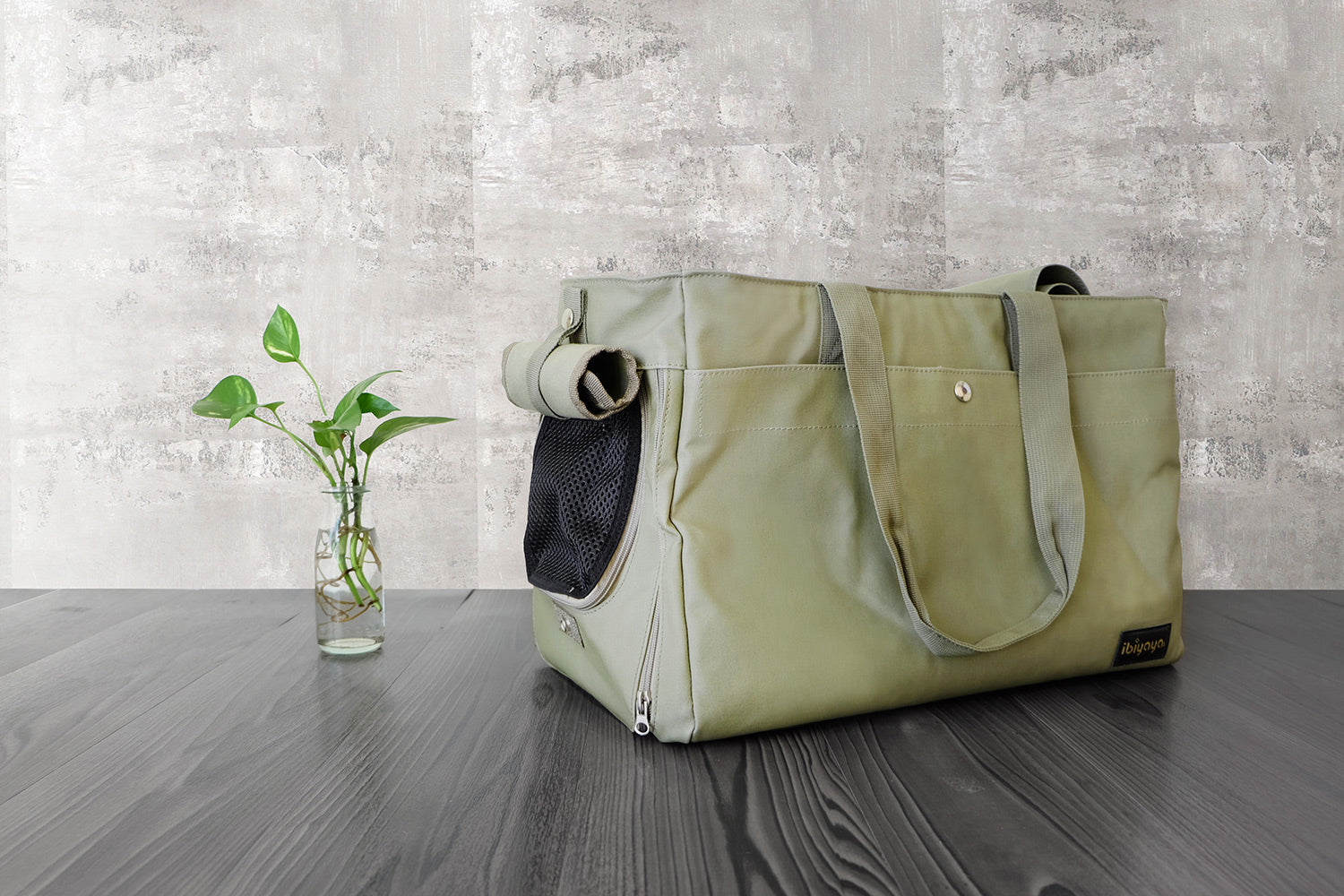 Ibiyaya Canvas Pet Tote 07