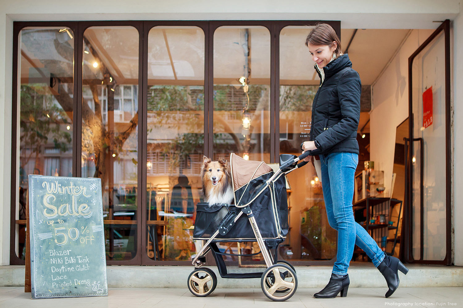 Ibiyaya Monarch Premium Pet Jogger Foldable Stroller Travel Carriage 08