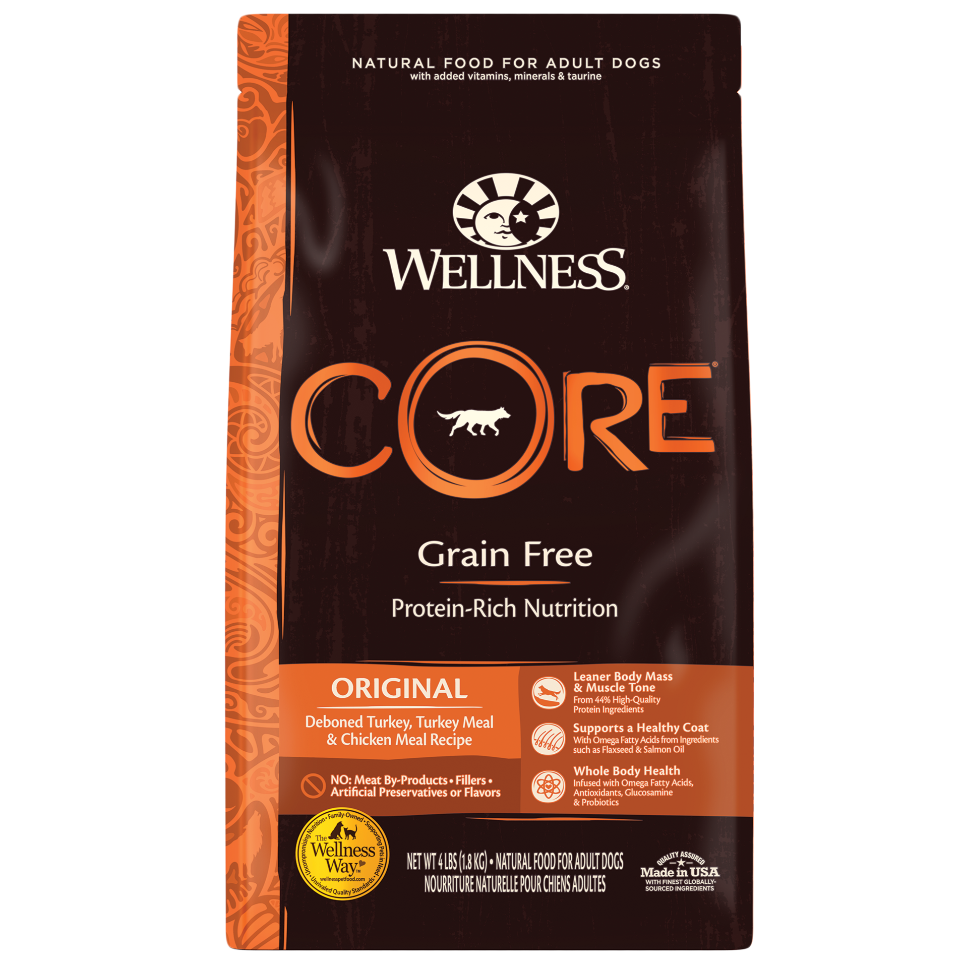 Wellness Core Dry Dog Food Grain Free Original: Chicken & Turkey