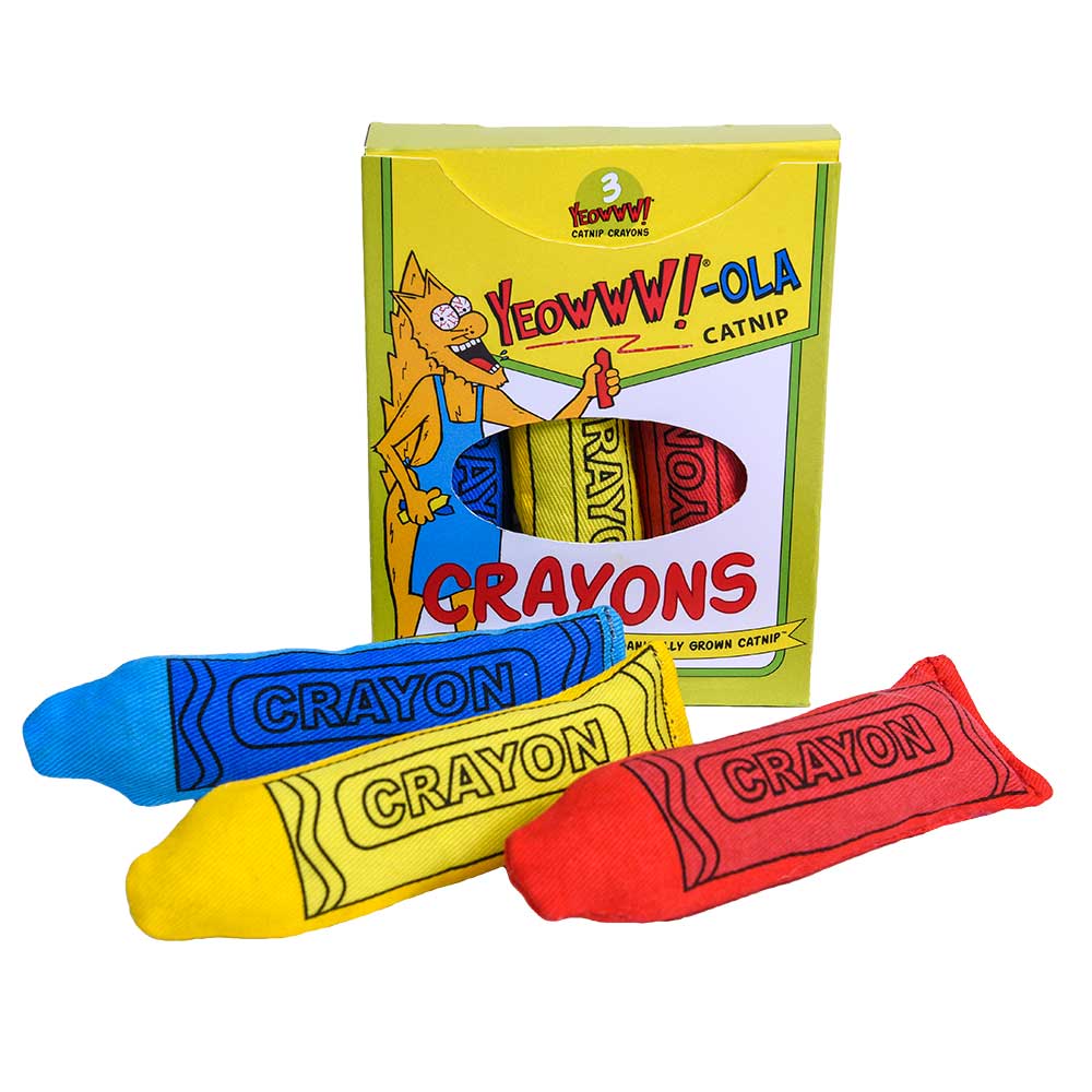 Yeowww! Catnip Cat Toys - Ola Crayon 03