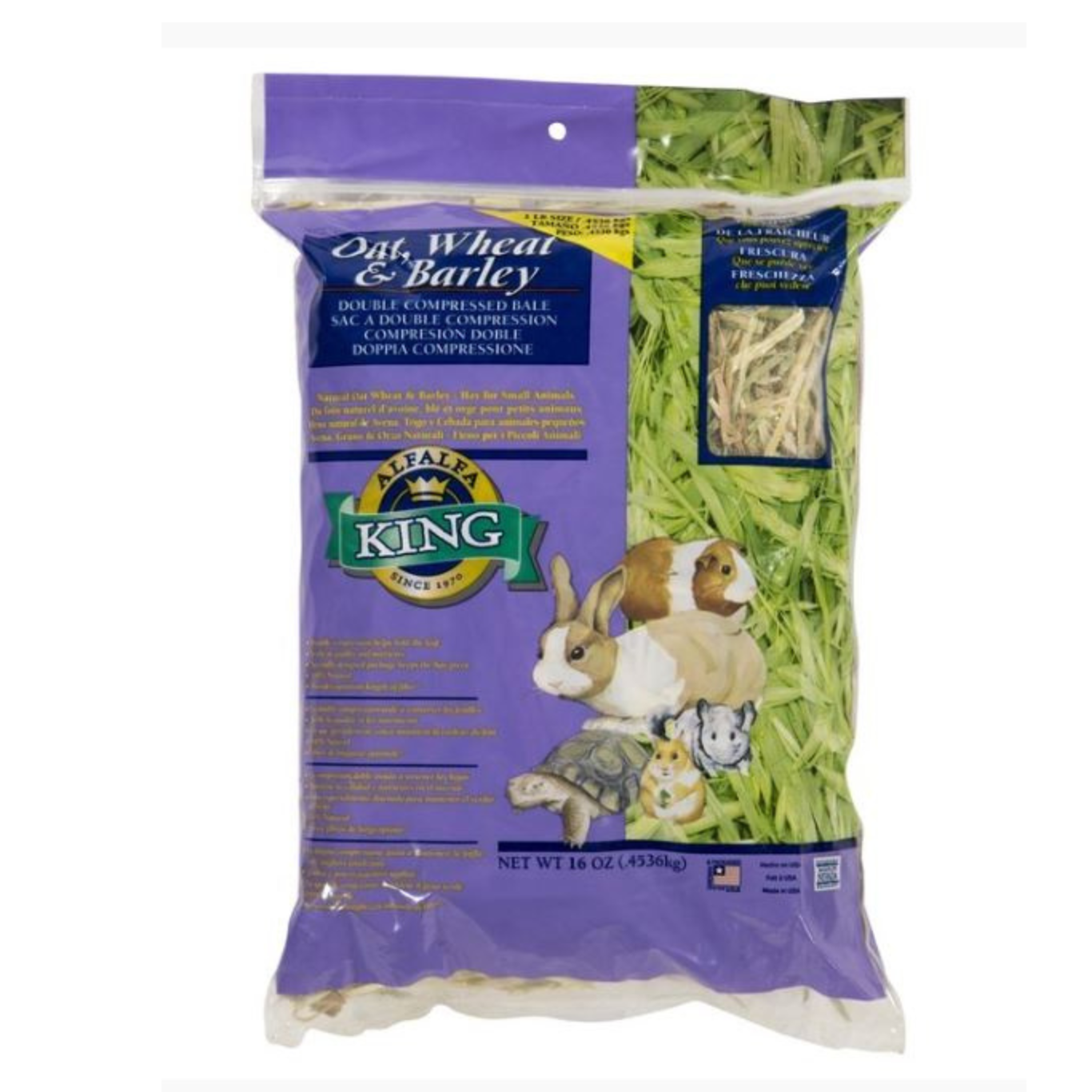 Alfalfa King Oat Wheat & Barley Hay 454g