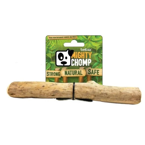FurKidz Dog Toys Mighty Chomp Java Wood