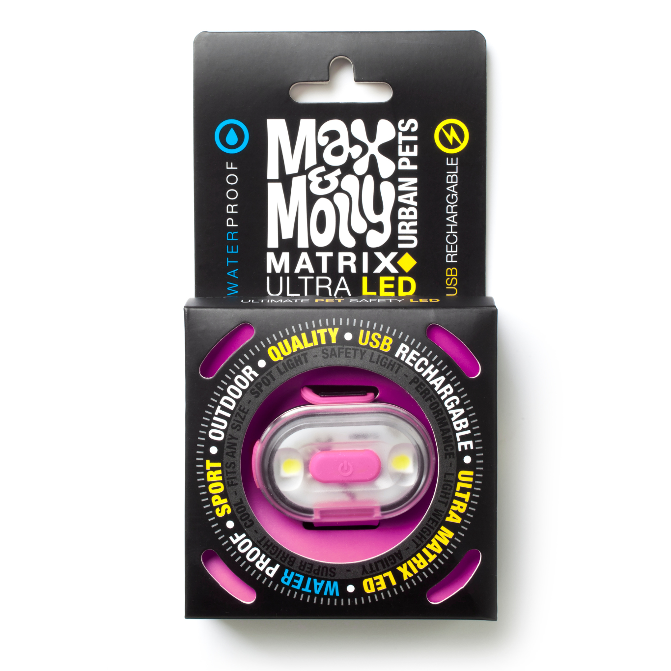 Max & Molly Matrix Ultra Led Light Safety Collar for Dogs 02