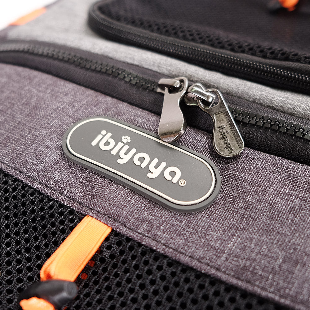 Ibiyaya Double Pet Carrier Backpack Two-Tier-Compartment 13
