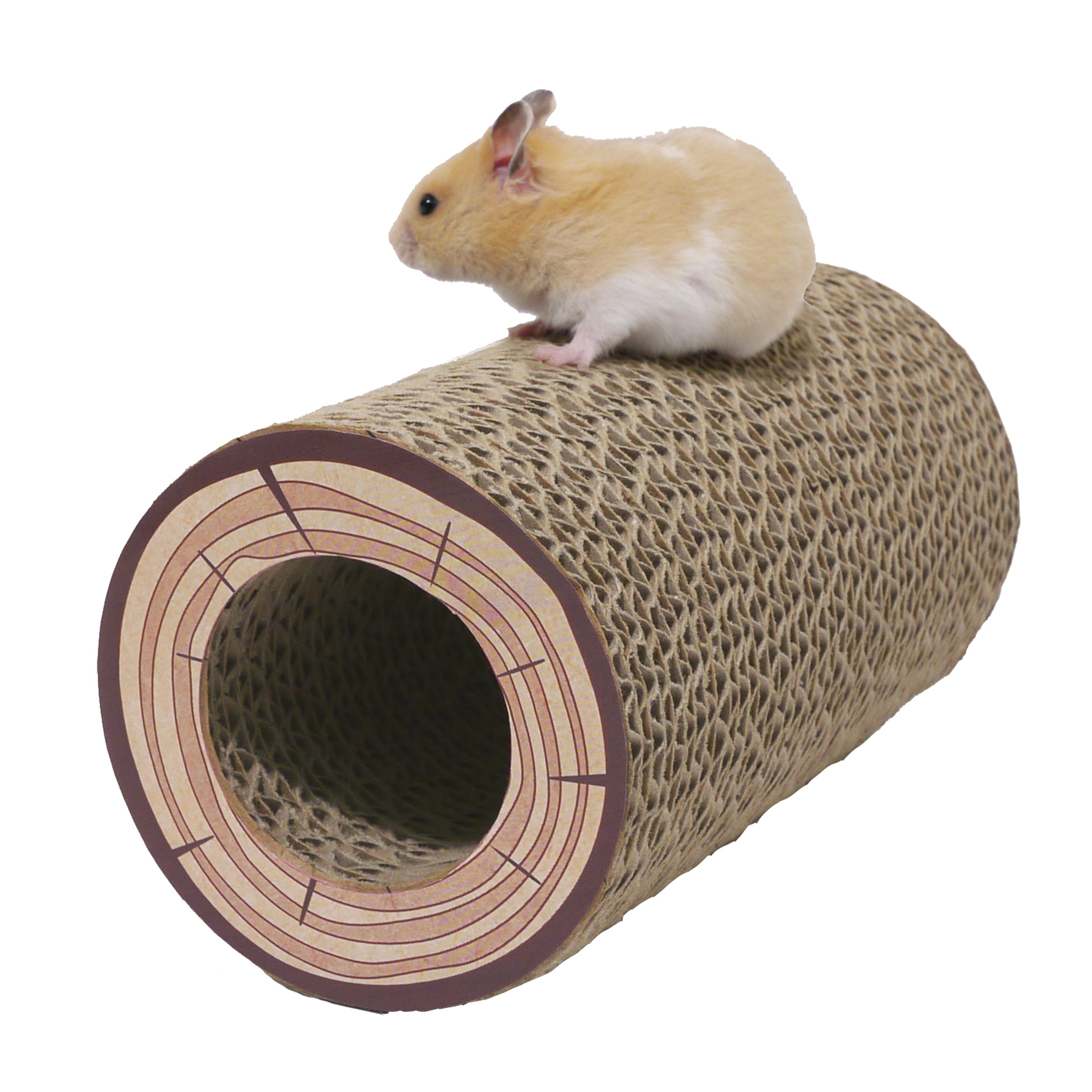Rosewood Small Animal Activity Toys Shred-A-Log Corrugated Tunnel 03