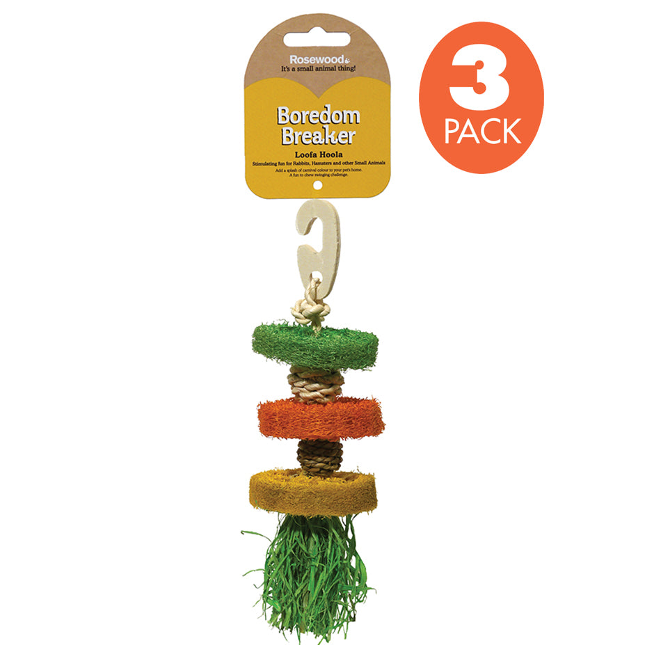Rosewood Small Animal Activity Toys Loofa Hoola 03
