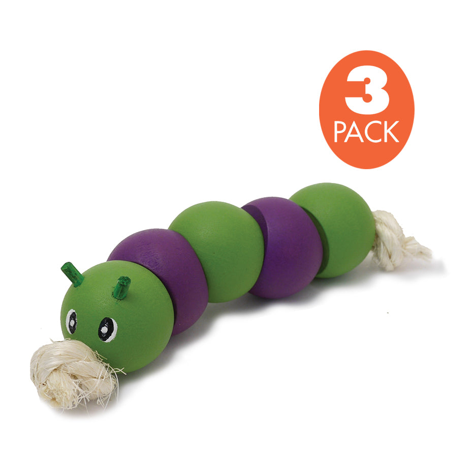 Rosewood Small Animal Activity Toys Woodies Caterpillar 03