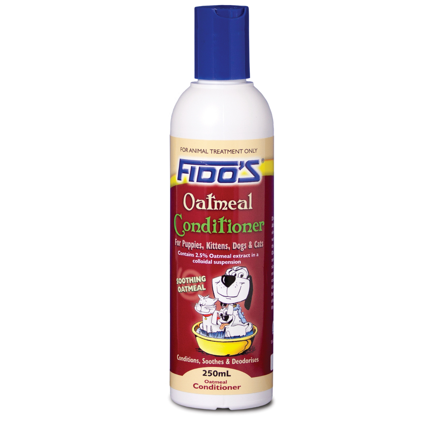 Fido's 2.5% Oatmeal Conditioner for Dogs & Cats 250ml
