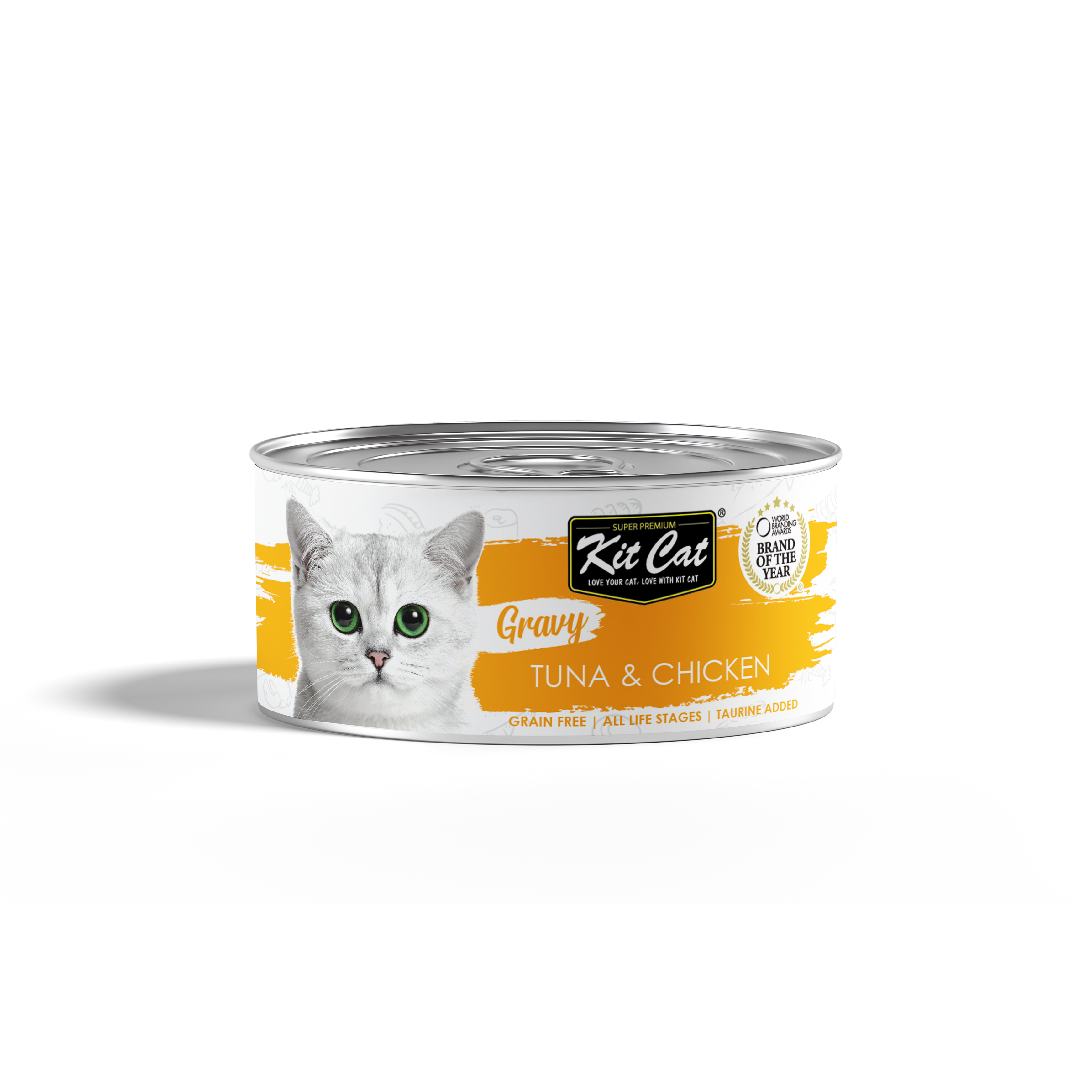 Kit Cat Gravy Canned Cat Food Tuna & Chicken 70g