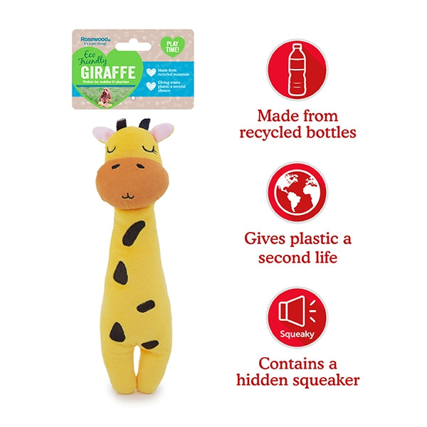 Rosewood Dog Toys ECO Friendly Giraffe 06