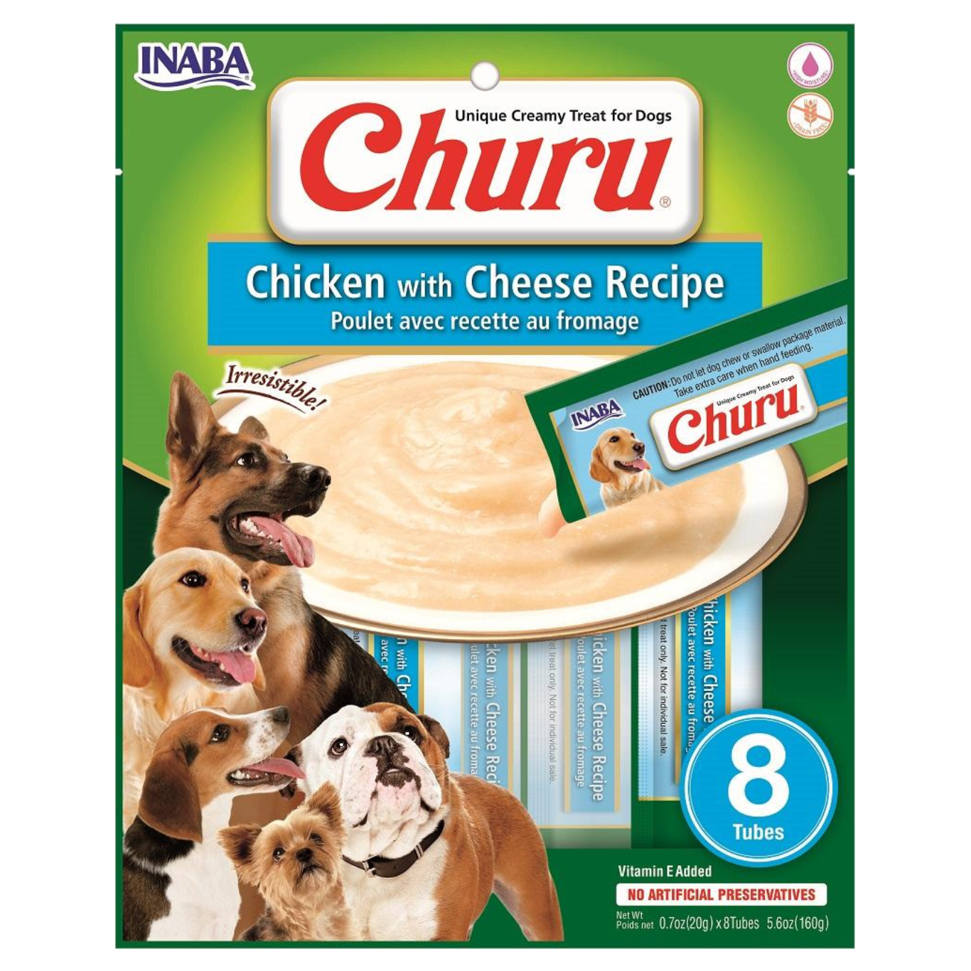 Inaba Dog Treat Churu Chicken with Cheese 01