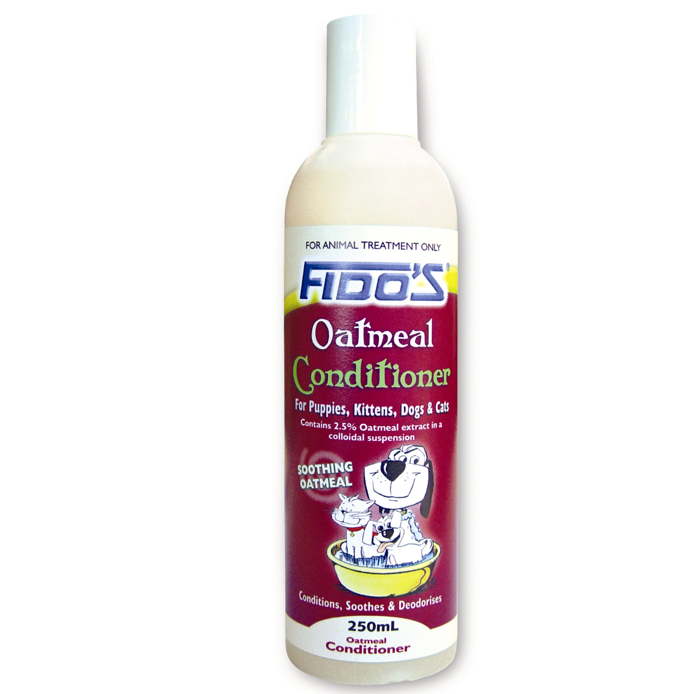 Fido's 2.5% Oatmeal Conditioner for Dogs & Cats 01