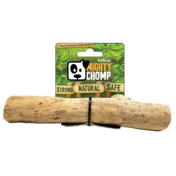 FurKidz Dog Toys Mighty Chomp Java Wood