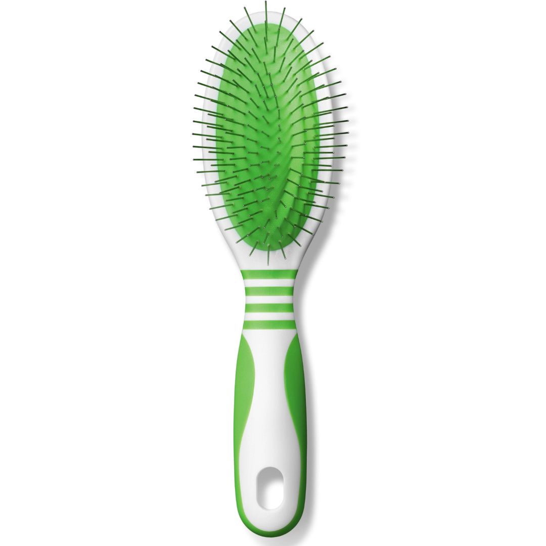 Andis Pet Grooming Pin Brush White Lime Green | PeekAPaw Pet Supplies