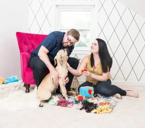 Zippy Paws Dog Toys Plush Burrow - Aquarium 05