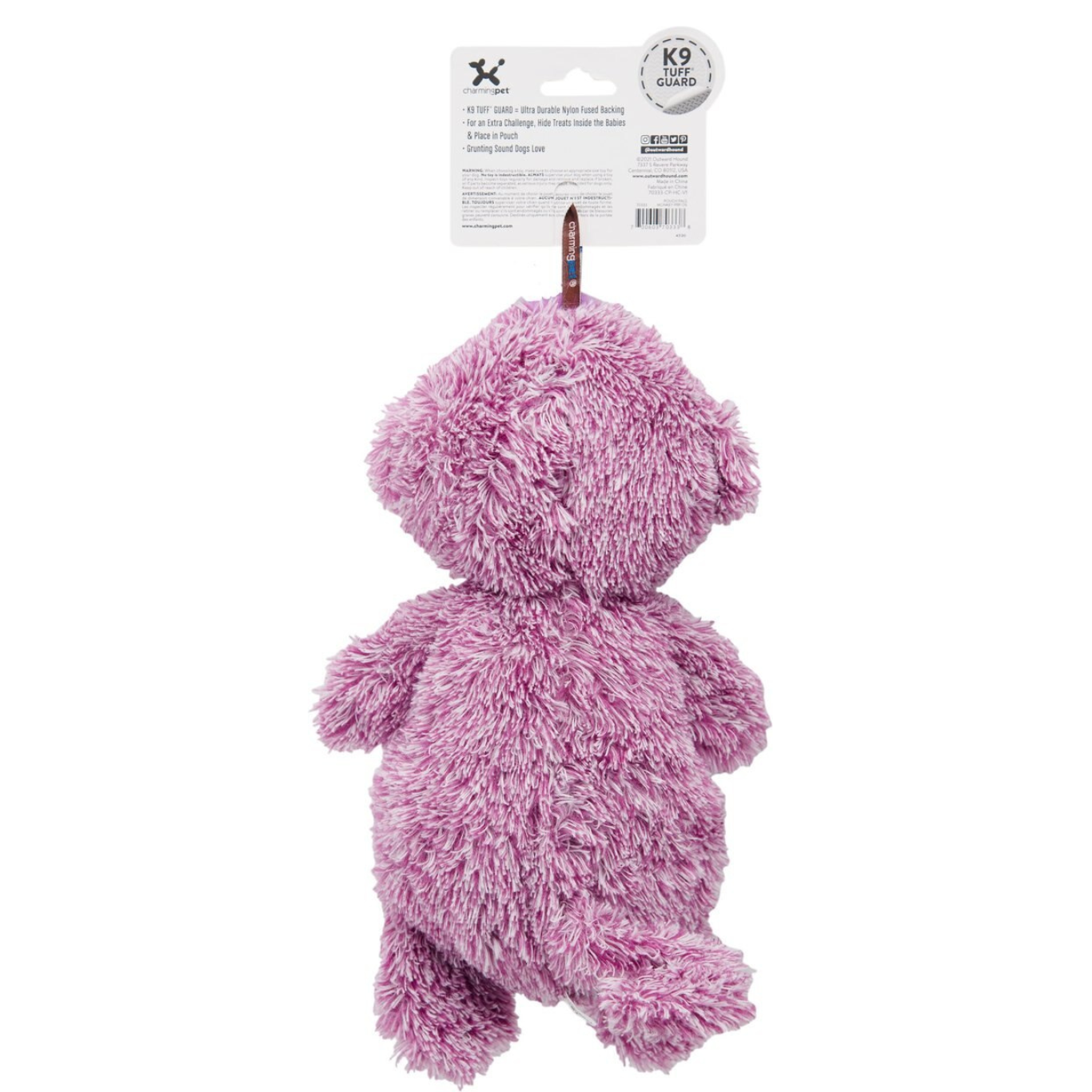 Charming Pet Pouch Pals Plush Dog Toy 01