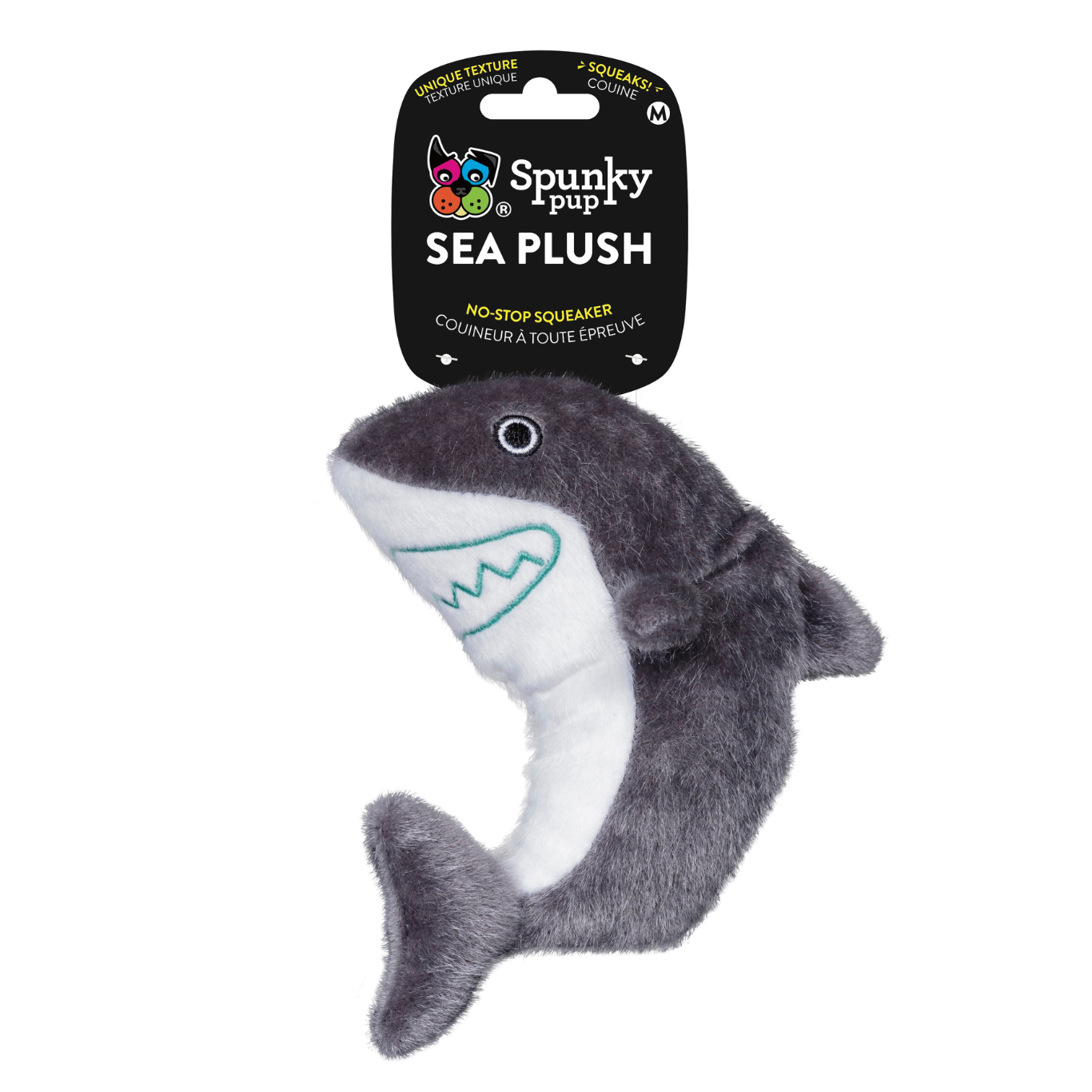 Spunky Pup Dog Toy Sea Plush Shark