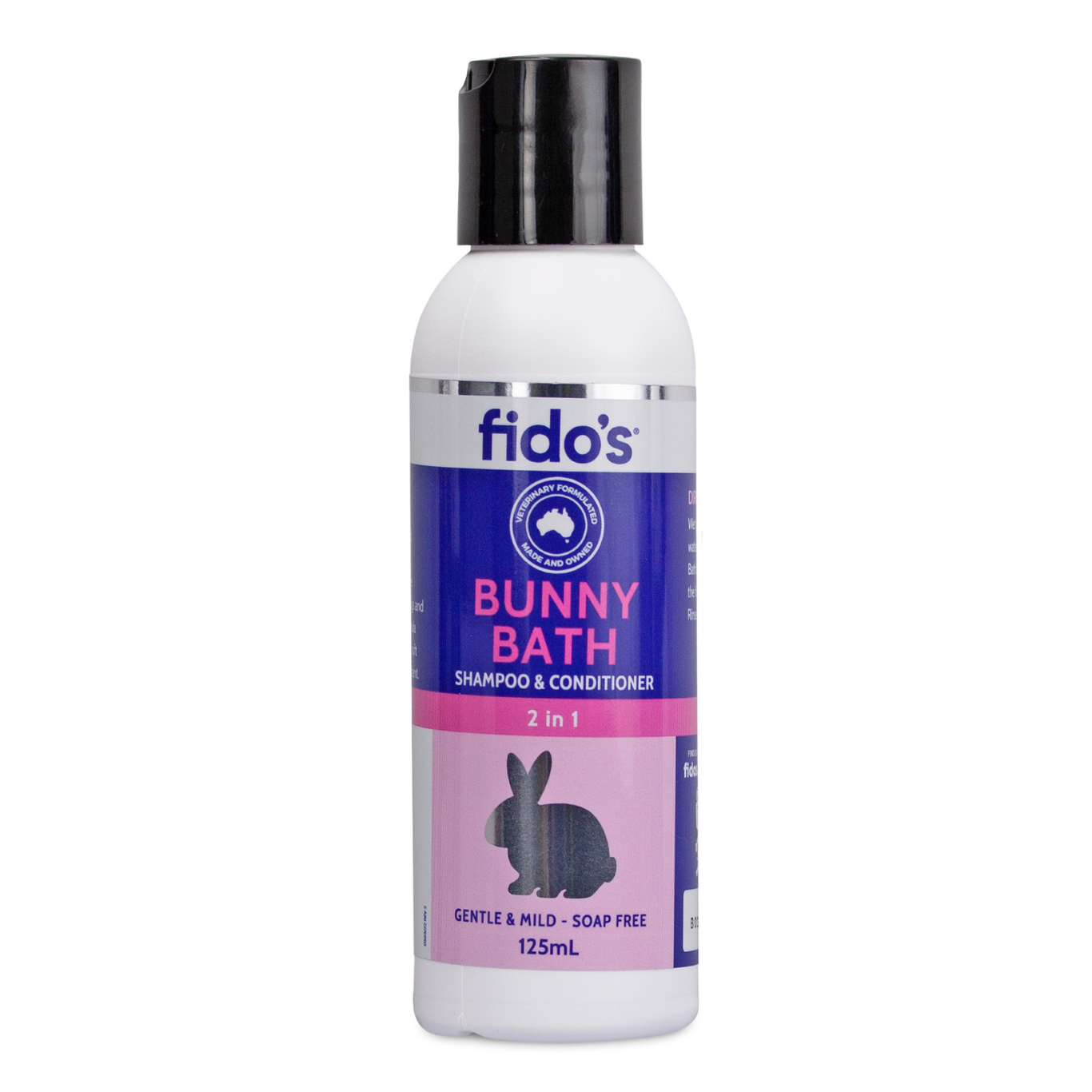 Fido's Friend Bunny Bath Shampoo & Conditioner for rabbits, guinea pigs and other furry pets 125ml
