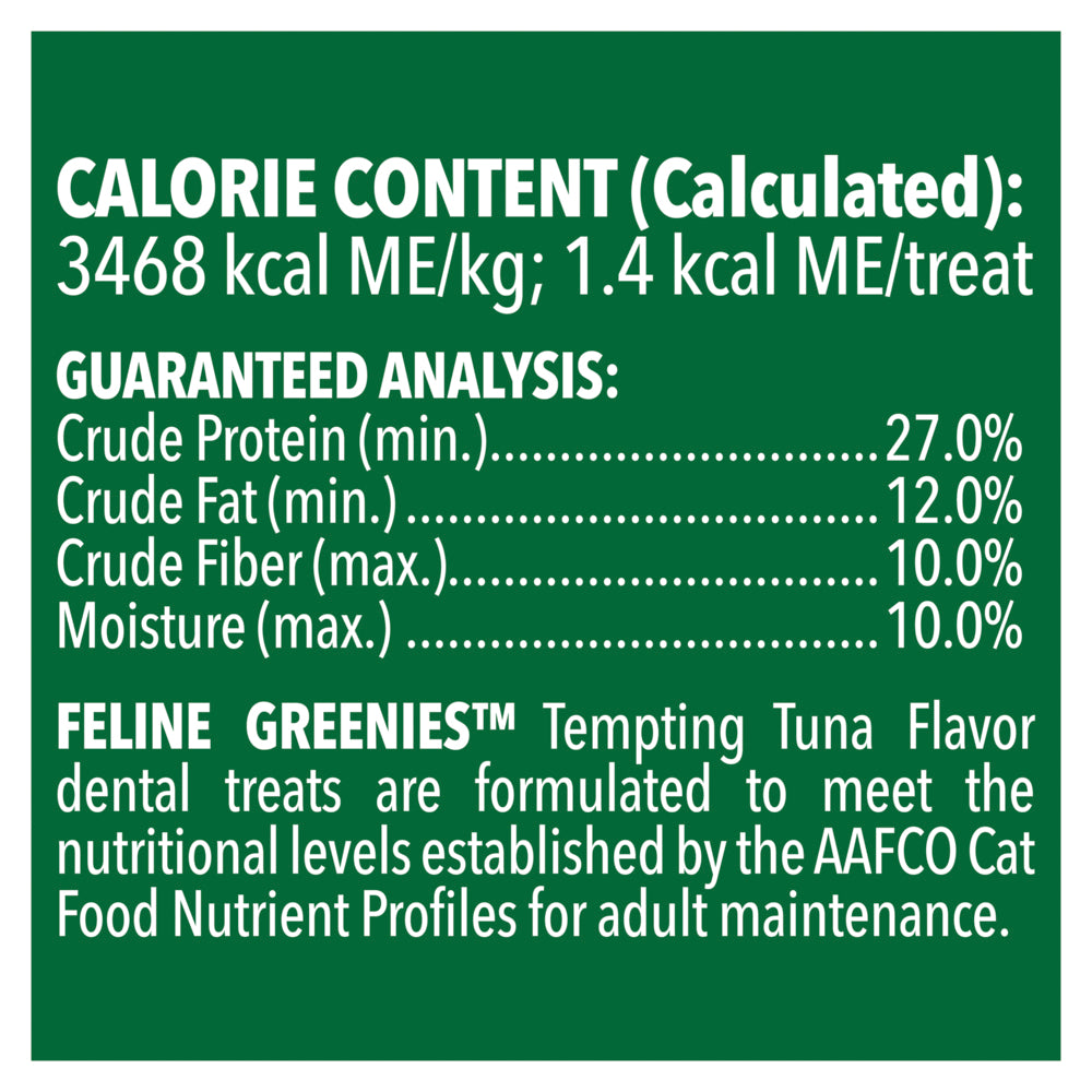 GREENIES Feline Dental Cat Treat Tempting Tuna Flavour 09