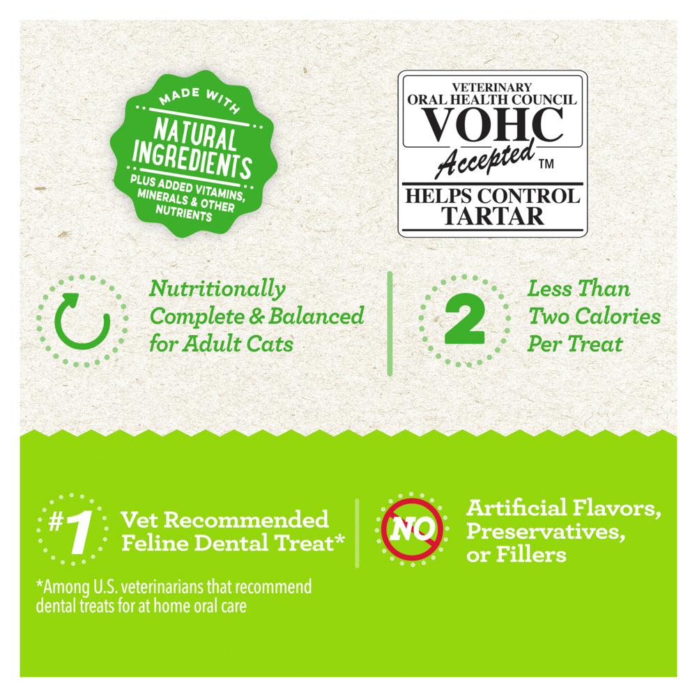 GREENIES Feline Dental Cat Treat Catnip Flavour 11