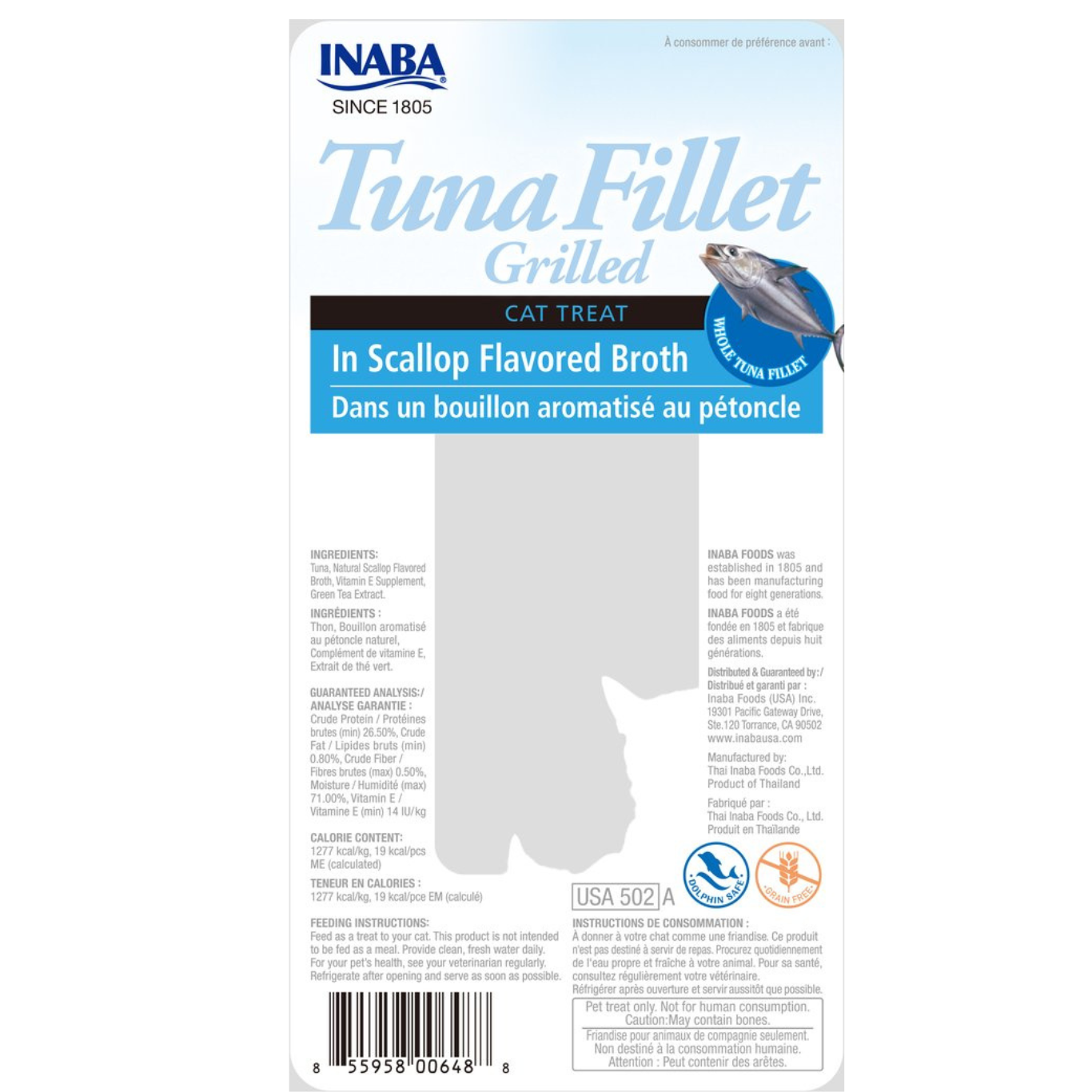 Inaba Cat Treat Grilled Tuna Fillet In Scallop Broth 02