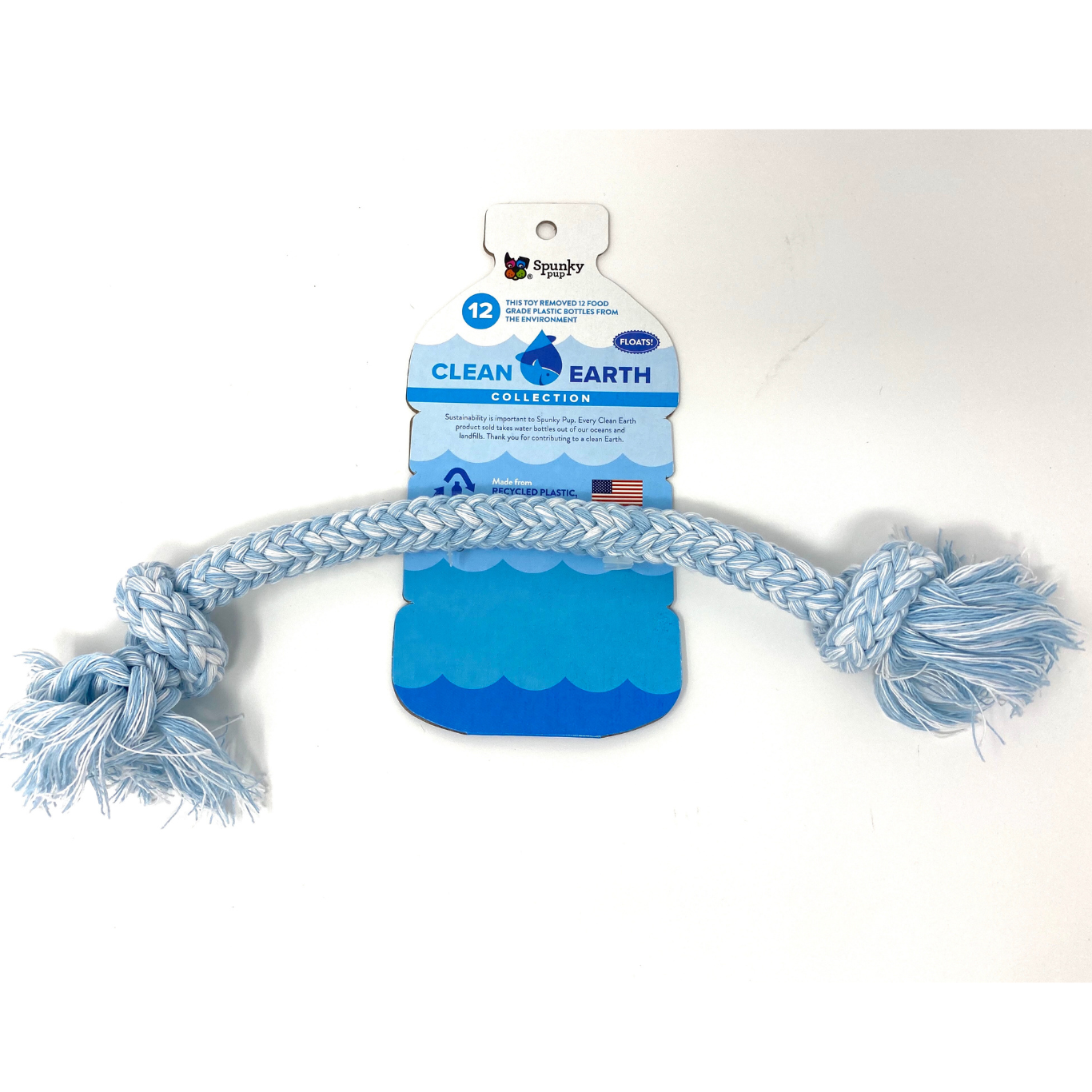 Spunky Pup Dog Toy Clean Earth Recycled Rope