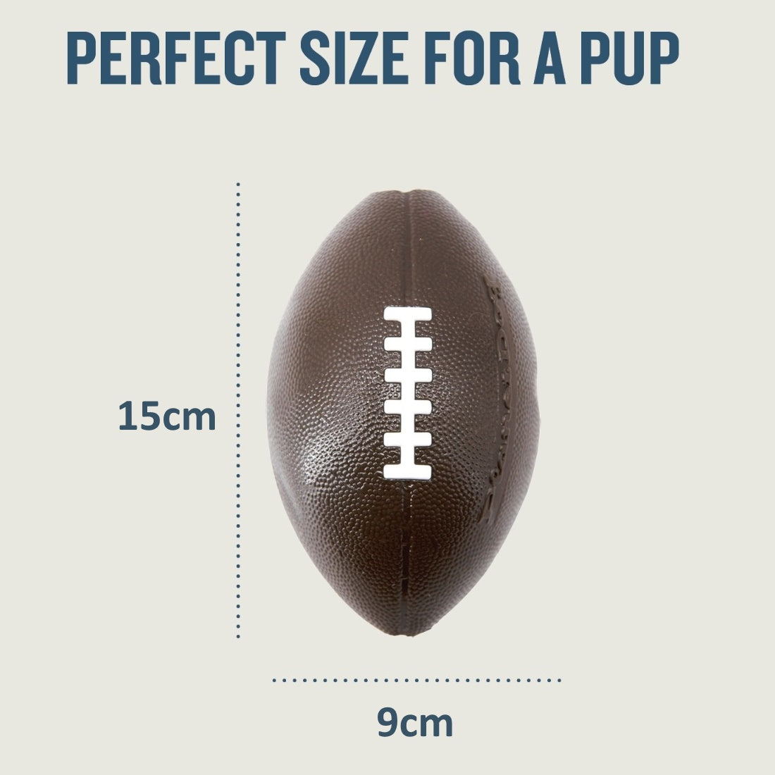 Planet Dog Orbee-Tuff Football Treat-Dispensing Dog Chew Toy