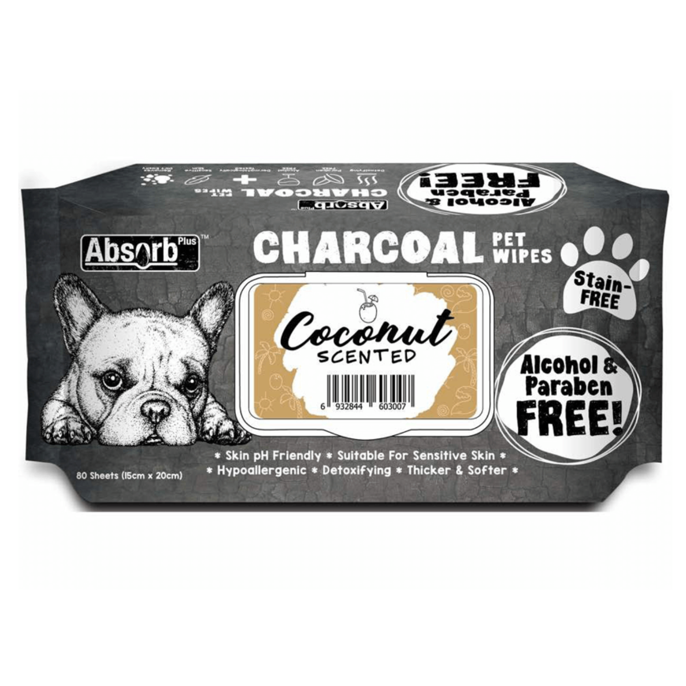 Absorb Plus Antibacterial Training Pee Pads Coconut Scent