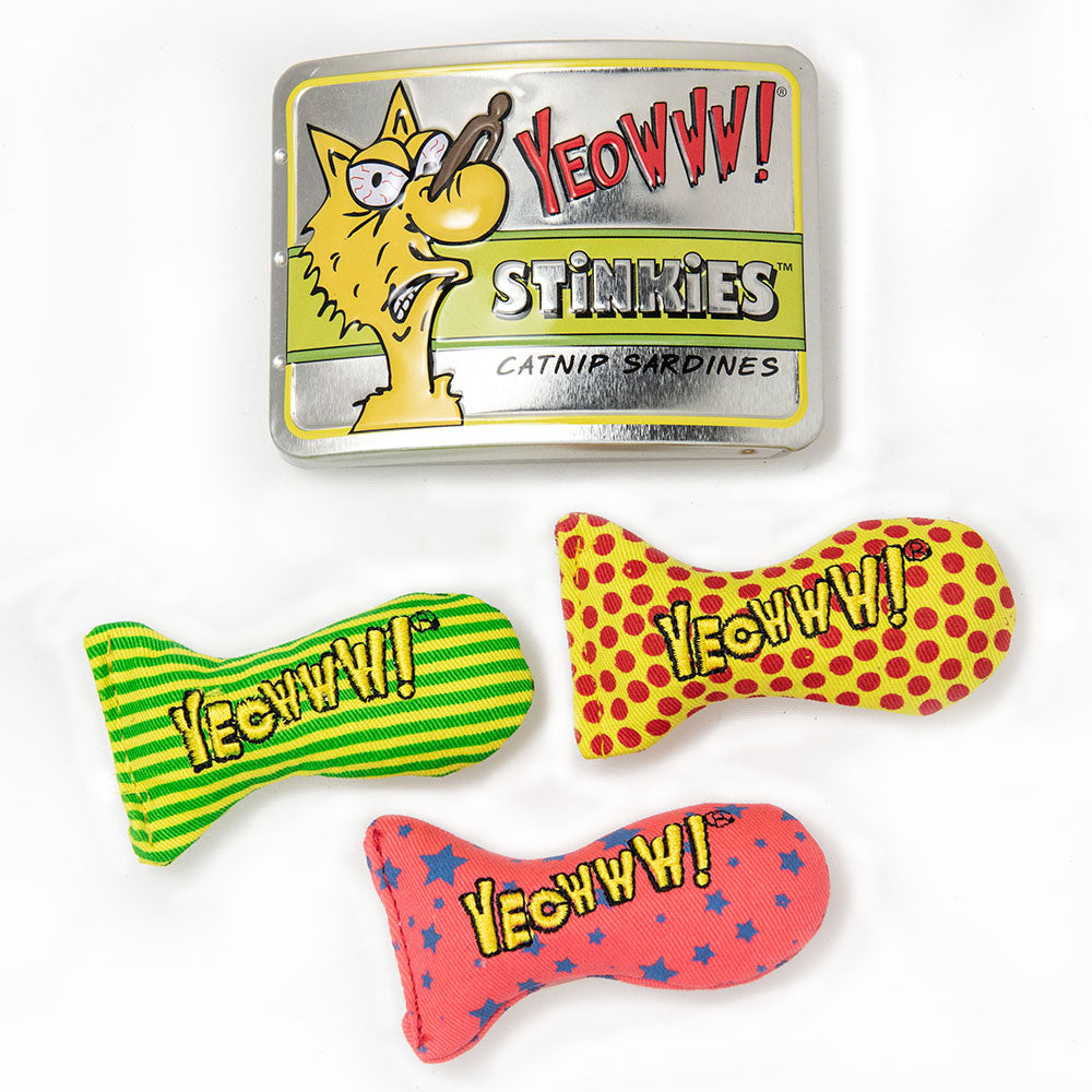 Yeowww! Catnip Cat Toys - 3 Stinkies Sardines 04