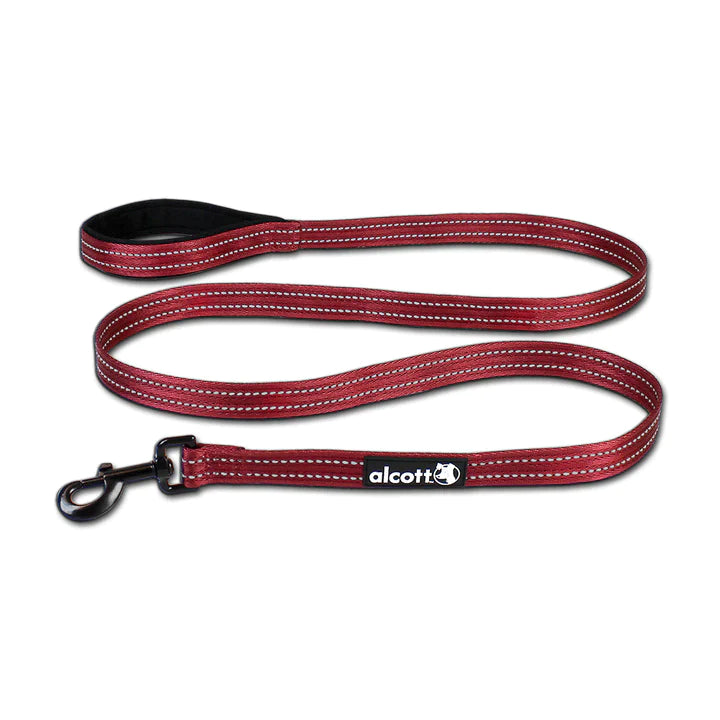Alcott Adventure Nylon Dog Leash - Red