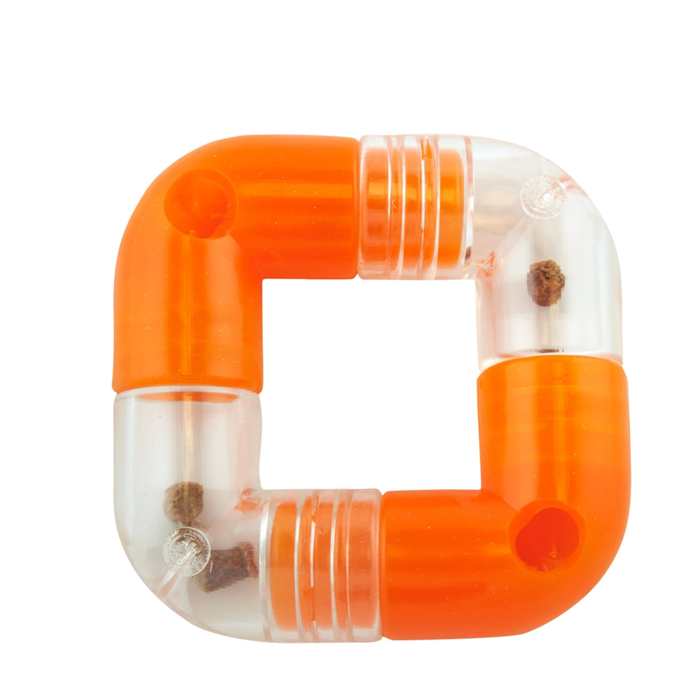 Planet Dog Orbee-Tuff Link Treat-Dispensing Puzzle Dog Toy, 4 Piece