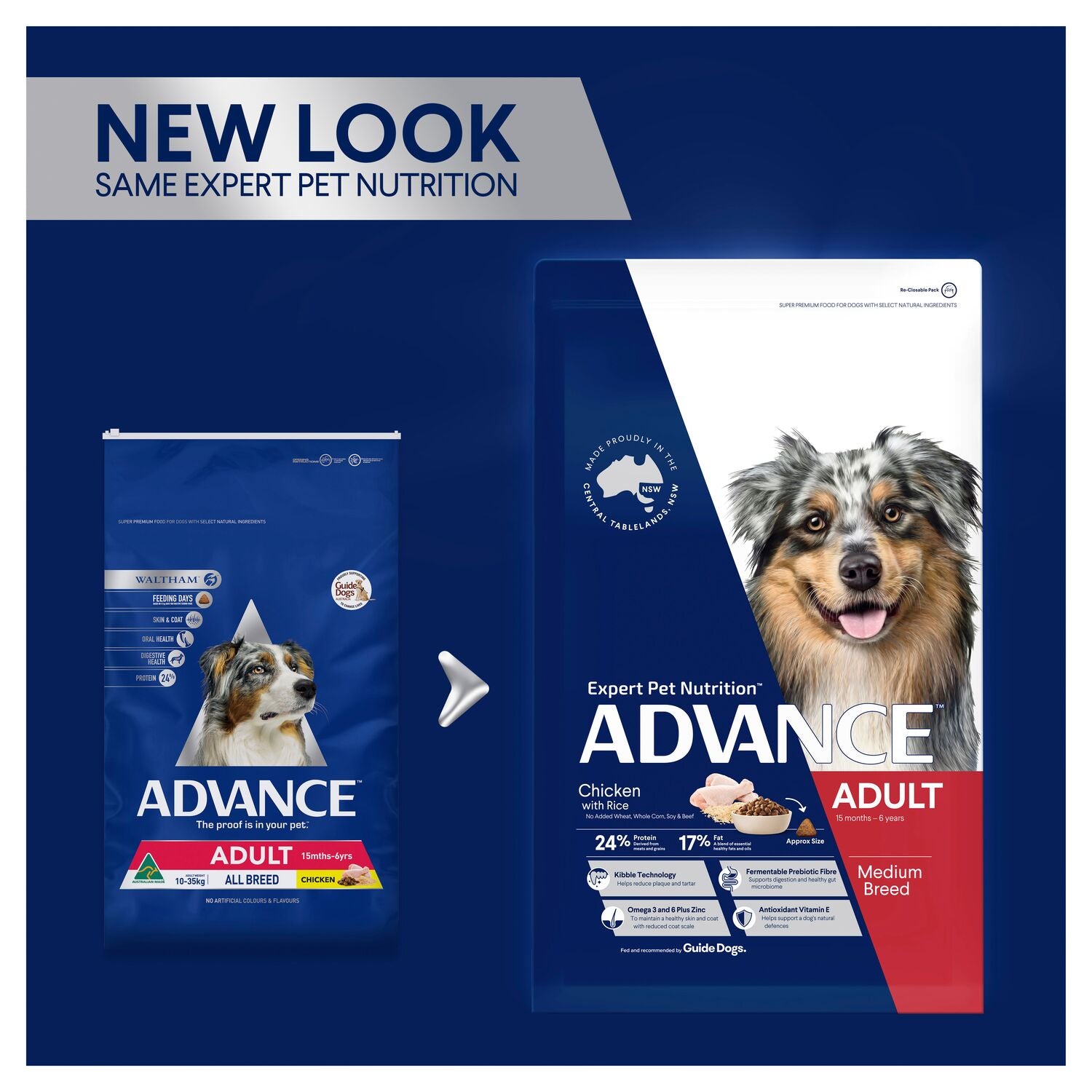 ADVANCE Medium Adult Dry Dog Food Chicken with Rice