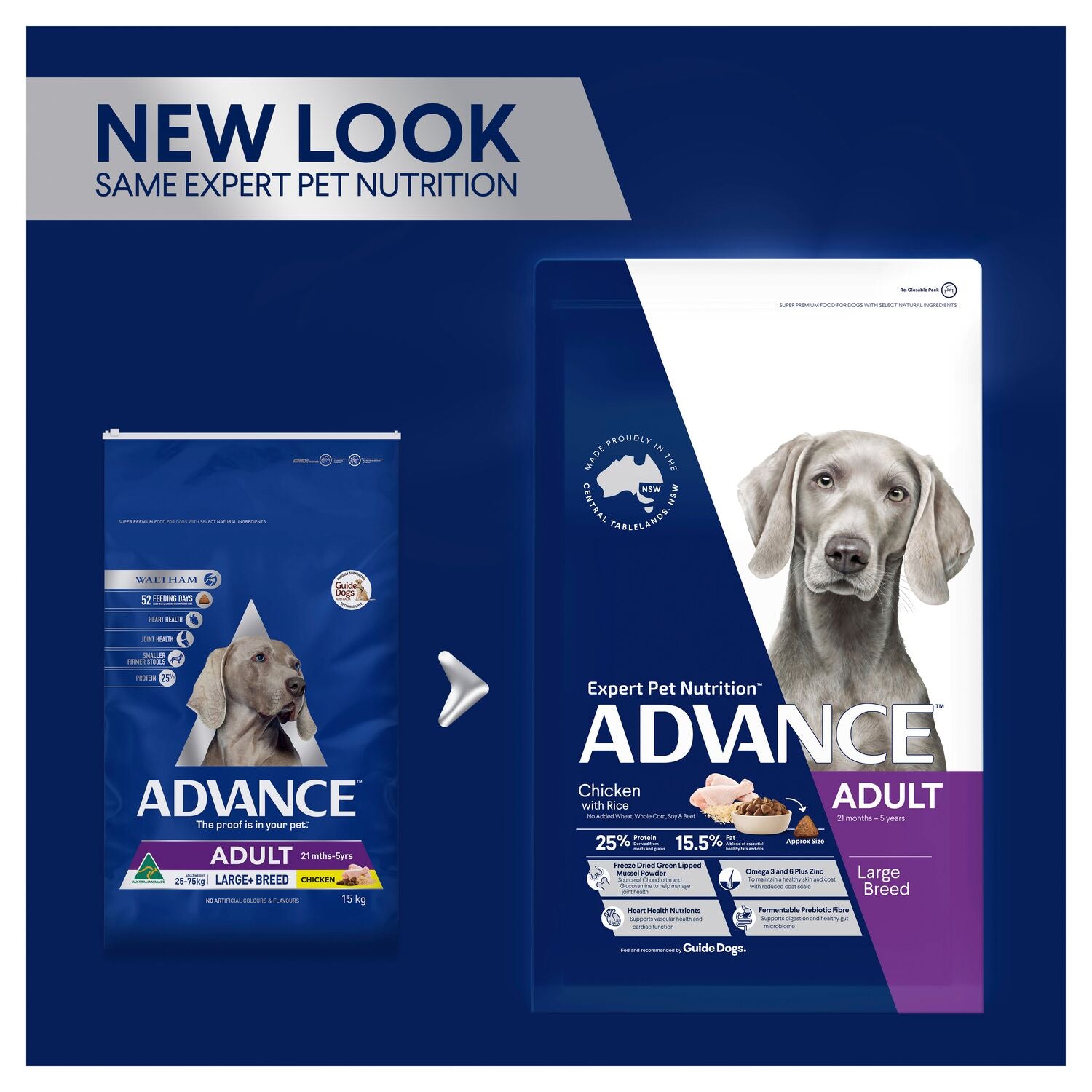 ADVANCE Large Adult Dry Dog Food Chicken with Rice