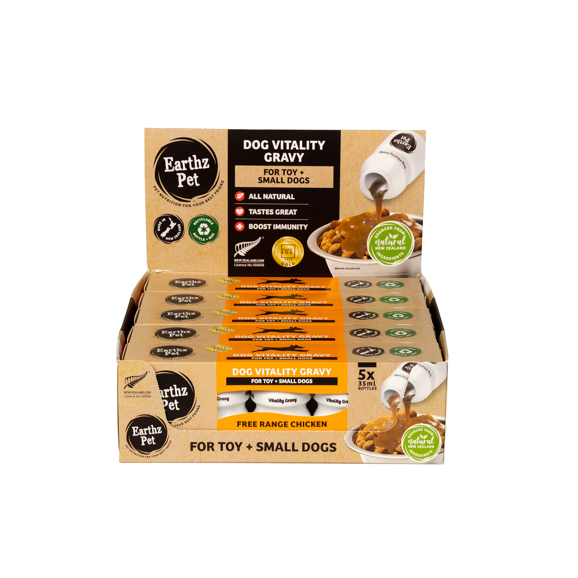 Earthz Pet Dog Vitality Gravy for Toy & Small Dogs Free Range Chicken 02