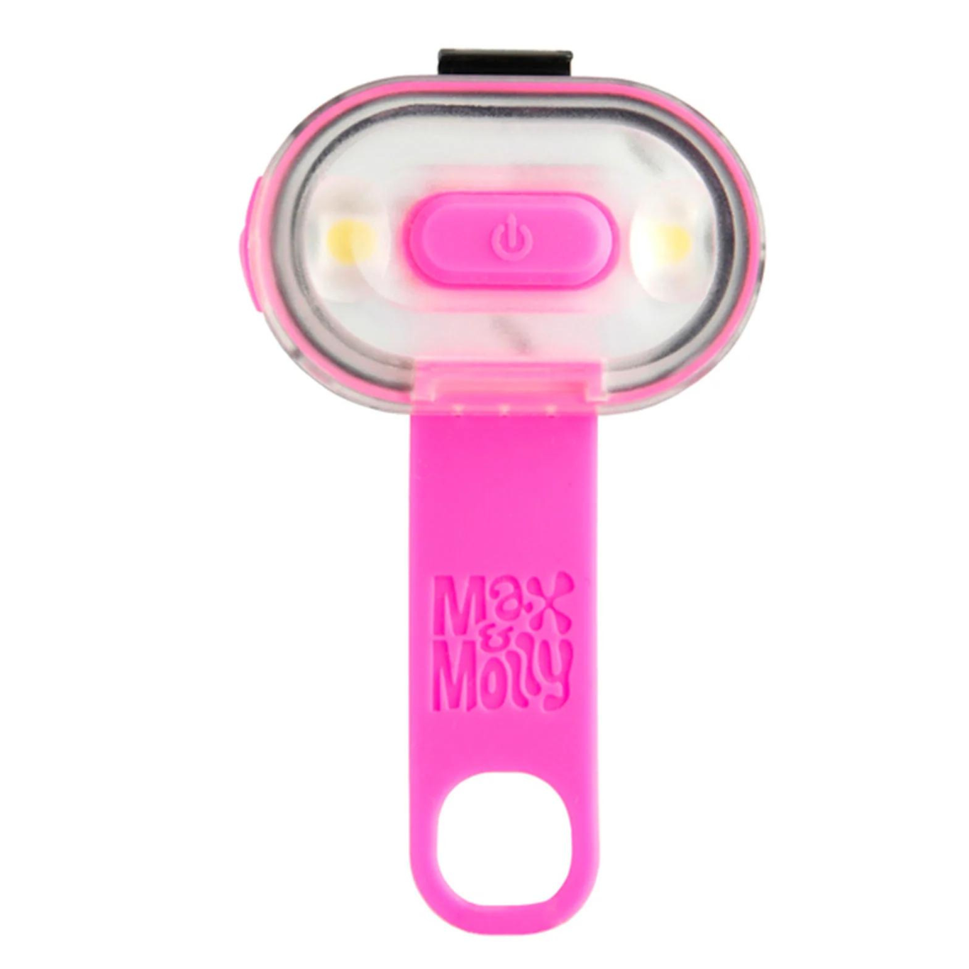 Max & Molly Matrix Ultra Led Light Safety Collar for Dogs Pink