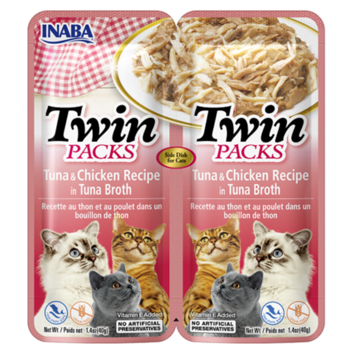 Inaba Cat Treat Twin Packs Tuna & Chicken In Tuna Broth 01