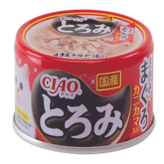 Ciao Cat Treats TOROMI Chicken Tuna & Crab Can 80g